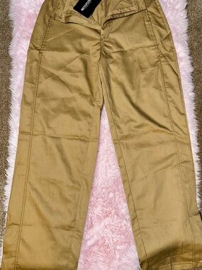 PrettyLittleThing Tan Utility Trousers